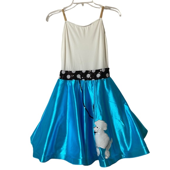 Weissman 1 Piece Poodle Skirt Dance Costume Size Small - Picture 2 of 11
